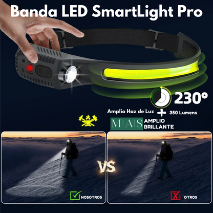 Linterna Banda LED SmartLight Pro con Sensor de Movimiento