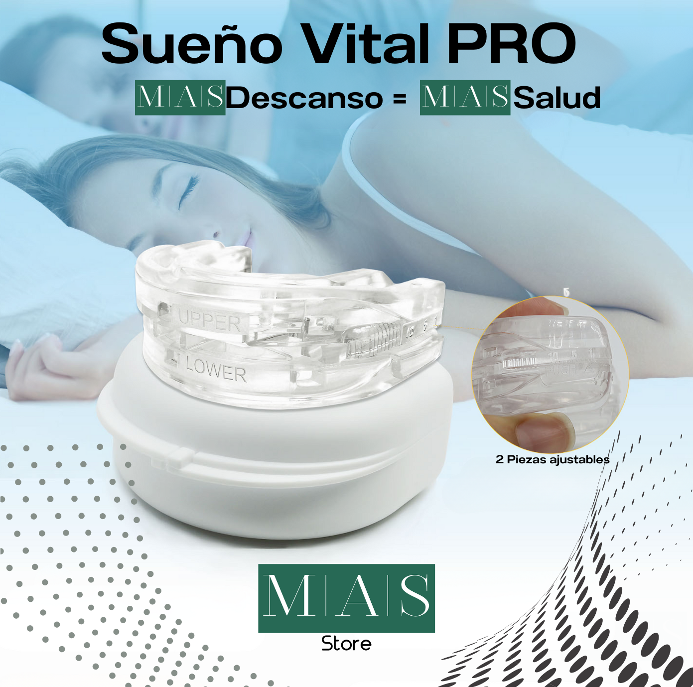 Sueño Vital Pro (Reductor de Ronquidos y Apnea del Sueño)