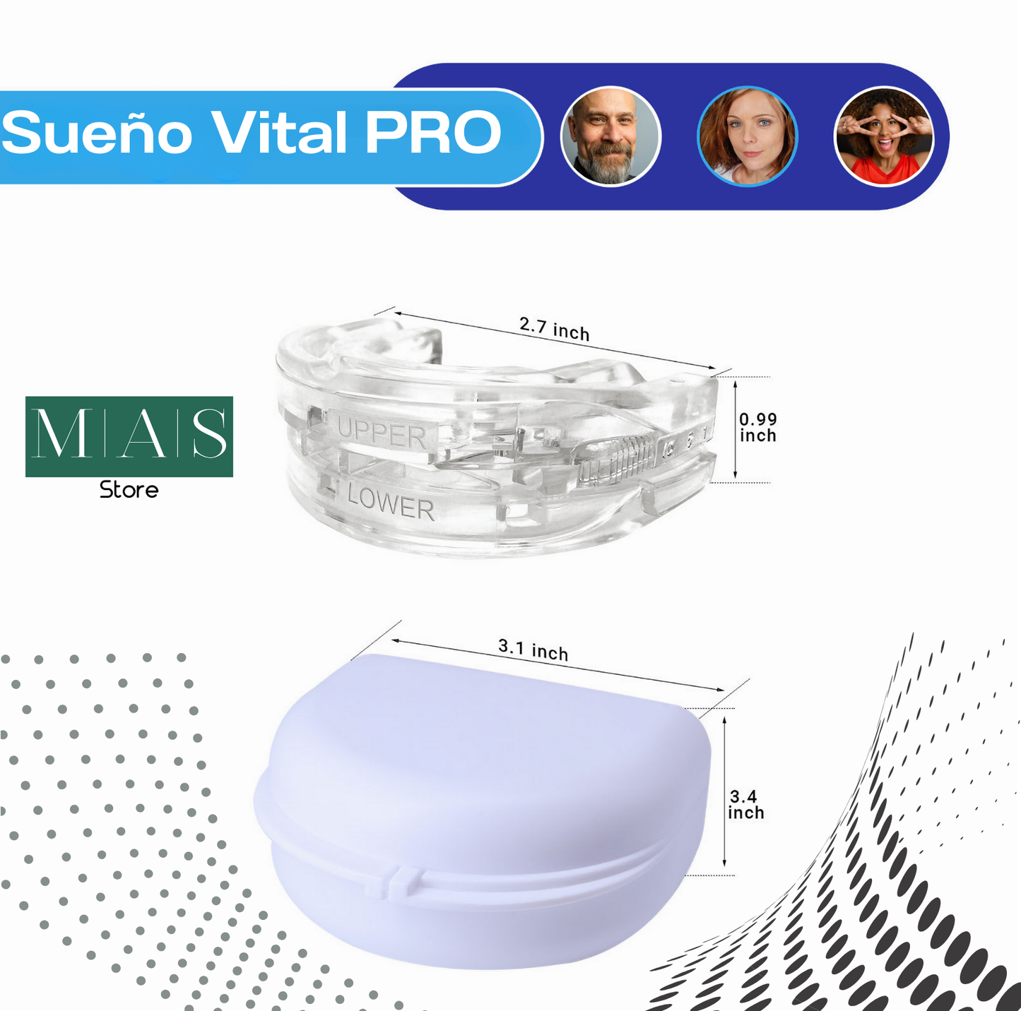 Sueño Vital Pro (Reductor de Ronquidos y Apnea del Sueño)