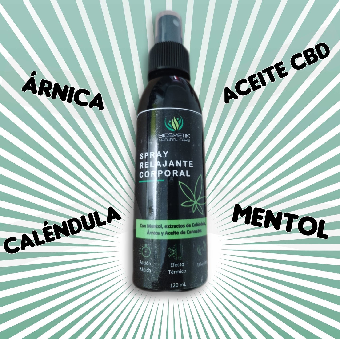 Spray Relajante Corporal con CBD