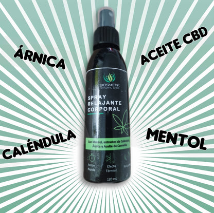 Spray Relajante Corporal con CBD